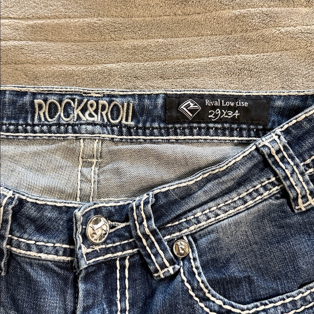 ROCK & ROLL COWGIRL RIVAL JEANS - Picture 3 of 9